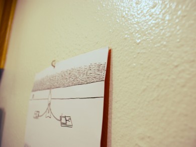 Cup hook and Bunny Suicides calendar.