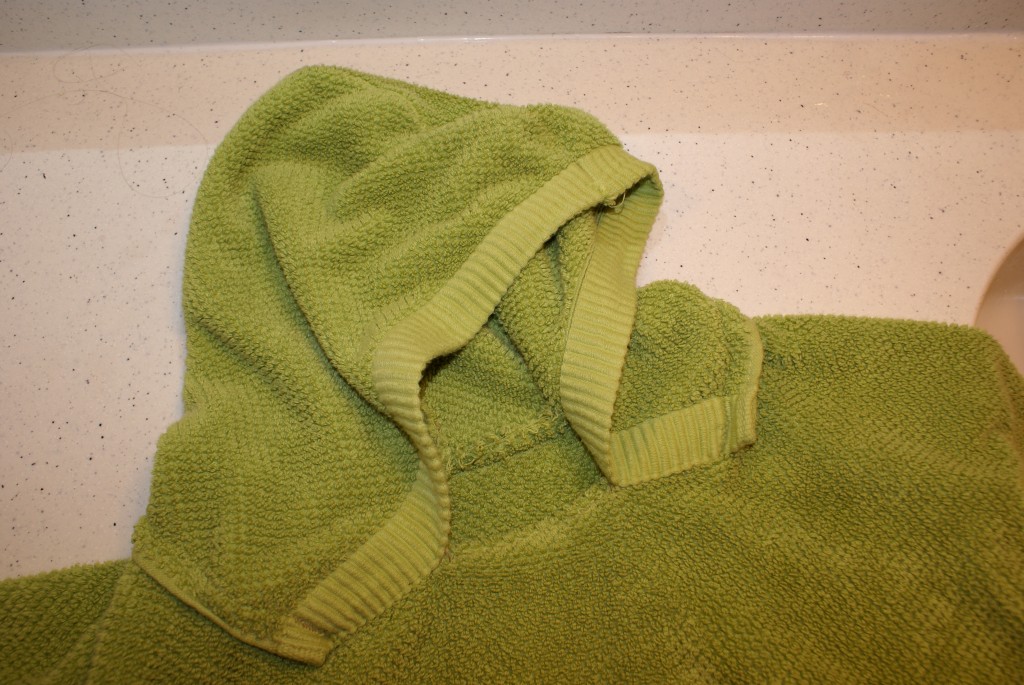 Hooded towel poncho Hooded towel poncho.
