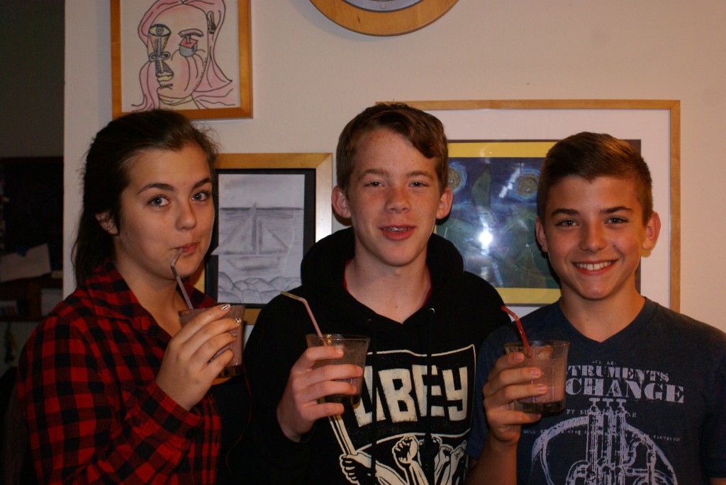 Teenager taste tested Teenager taste tested homemade milkshakes.