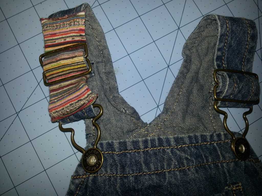 Cute hacked baby overalls! Cute hacked baby overalls!