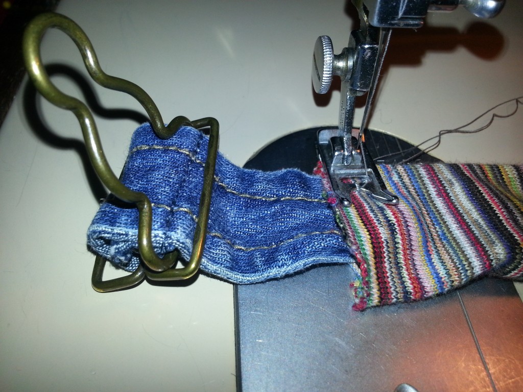 Slap it on the sewing machine - straight stitch, zig zag stitch, forward, reverse, and done! Slap it on the sewing machine - straight stitch, zig zag stitch, forward, reverse, and done!