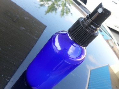 Homemade essential oil bug spray.
