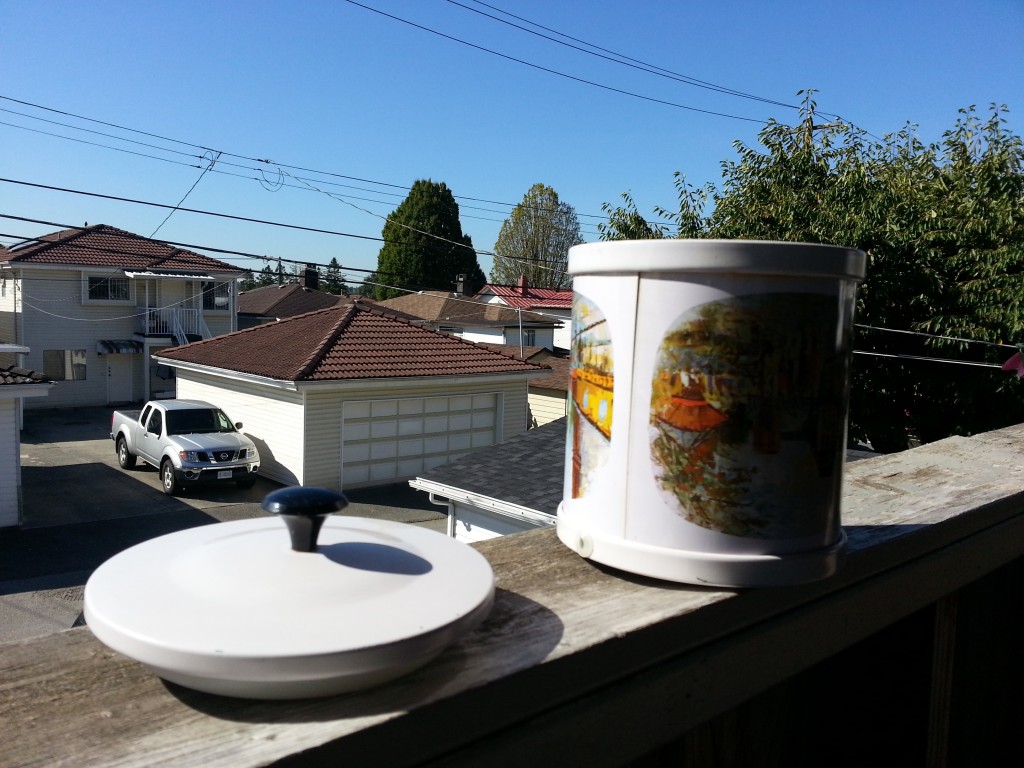 Drying in the sun before painting.