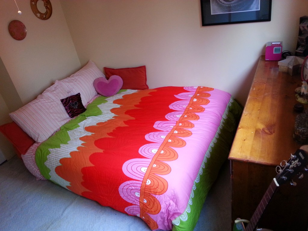 Futon as bed when Emma is home :)